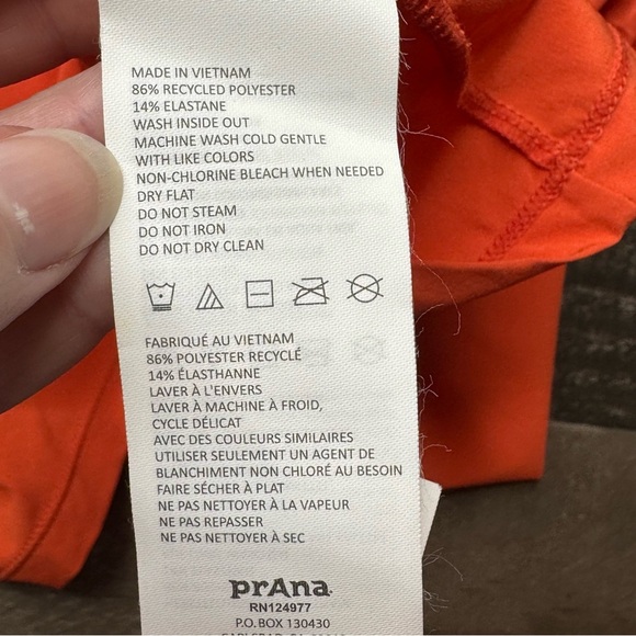 NWT Prana Orange Barton Dress size medium - Picture 13 of 16